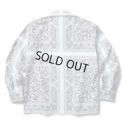 画像2: (DEAD STOCK) SOFTMACHINE/ROSE FILL BANDANA SHIRTS  WHITE