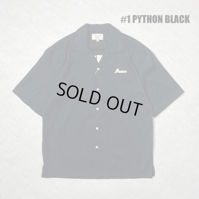 画像2: ALCARZA/BACK EMBROIDERY SHIRT PYTHON  BLACK