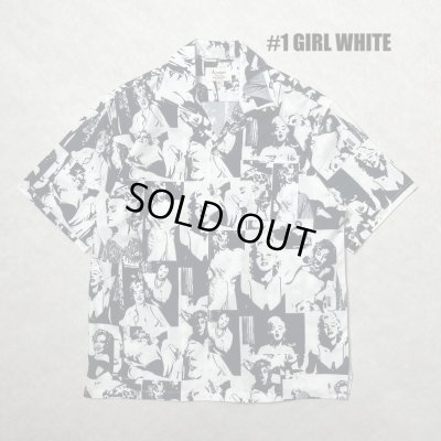画像1: ALCARZA/OPEN SHIRT GIRL  WHITE