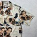 画像4: ALCARZA/x葛飾北斎 OPEN COLLAR SHIRT 妖怪 BEIGE (4)