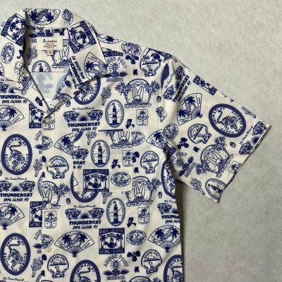 画像3: ALCARZA/OPEN SHIRT STICKER  OFFWHITE