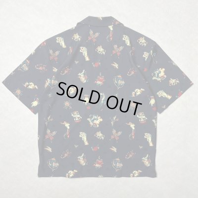 画像2: ALCARZA/OPEN SHIRT TATOO  CHARCOAL