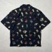 画像2: ALCARZA/OPEN SHIRT TATOO  CHARCOAL (2)
