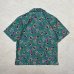 画像2: ALCARZA/OPEN SHIRT SKULL  TURQUISE (2)