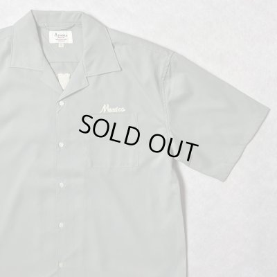 画像4: ALCARZA/BACK EMBROIDERY SHIRT PYTHON  GREEN