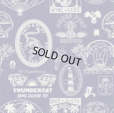 画像5: ALCARZA/OPEN SHIRT STICKER  NAVY