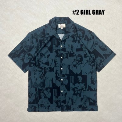 画像1: ALCARZA/OPEN SHIRT GIRL  GRAY