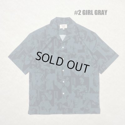 画像1: ALCARZA/OPEN SHIRT GIRL  GRAY