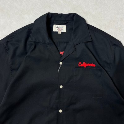 画像3: ALCARZA/BACK EMBROIDERY SHIRT WOLF  BLACK