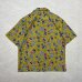 画像2: ALCARZA/OPEN SHIRT SKULL  MUSTARD (2)