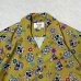 画像3: ALCARZA/OPEN SHIRT SKULL  MUSTARD (3)