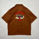 ALCARZA/BACK EMBROIDERY SHIRT WOLF  BROWN