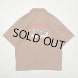 ALCARZA/BACK EMBROIDERY SHIRT WOLF  BROWN