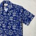 画像4: ALCARZA/OPEN SHIRT STICKER  NAVY (4)