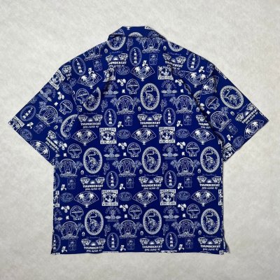 画像2: ALCARZA/OPEN SHIRT STICKER  NAVY