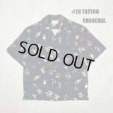 ALCARZA/OPEN SHIRT TATOO  CHARCOAL