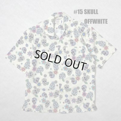画像1: ALCARZA/OPEN SHIRT SKULL  OFFWHITE