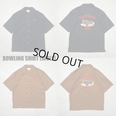 画像4: ALCARZA/BACK EMBROIDERY SHIRT WOLF  BROWN