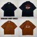 画像4: ALCARZA/BACK EMBROIDERY SHIRT WOLF  BROWN (4)
