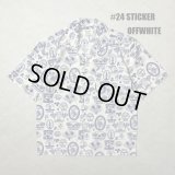 ALCARZA/OPEN SHIRT STICKER  OFFWHITE
