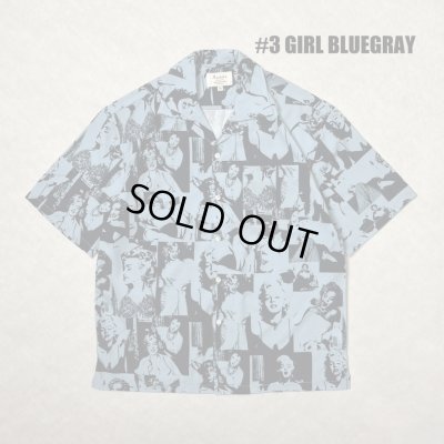 画像1: ALCARZA/OPEN SHIRT GIRL  BLUEGRAY