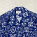 画像3: ALCARZA/OPEN SHIRT STICKER  NAVY (3)