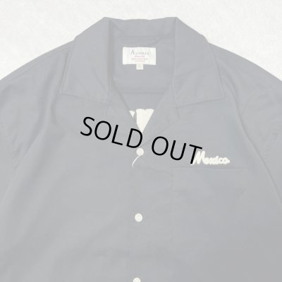 画像3: ALCARZA/BACK EMBROIDERY SHIRT PYTHON  BLACK
