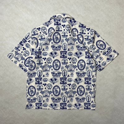 画像2: ALCARZA/OPEN SHIRT STICKER  OFFWHITE