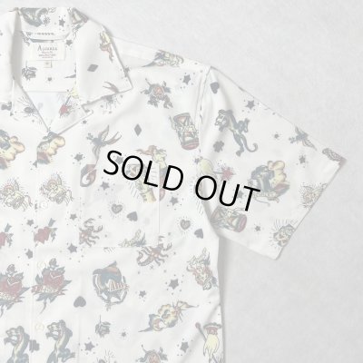 画像3: ALCARZA/OPEN SHIRT TATOO  WHITE
