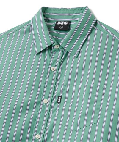 画像2: FTC/STRIPE SHIRT  GREEN