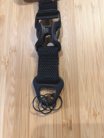 画像3: NANGA/CARABINER KEY HOLDER  BLACK