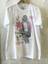 ROCK OFF/KURT COBAIN FLOWER S/S T  WHITE