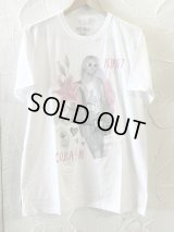 ROCK OFF/KURT COBAIN FLOWER S/S T  WHITE