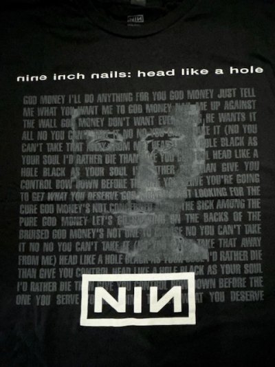 画像3: ROCK OFF/NINE INCH NAILS HEAD LIKE S/S T  BLACK