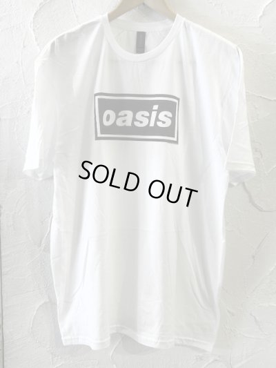 画像1: ROCK OFF/OASIS DECA LOGO S/S T  WHITE