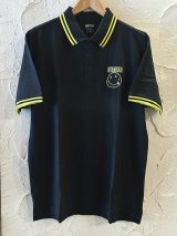 ROCK OFF/UNISEX POLO SHIRT NIRVANA  BLACK