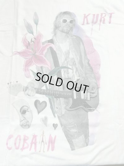 画像3: ROCK OFF/KURT COBAIN FLOWER S/S T  WHITE