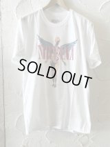(店頭在庫分) ROCK OFF/NIRVANA ANGELIC S/S T  WHITE