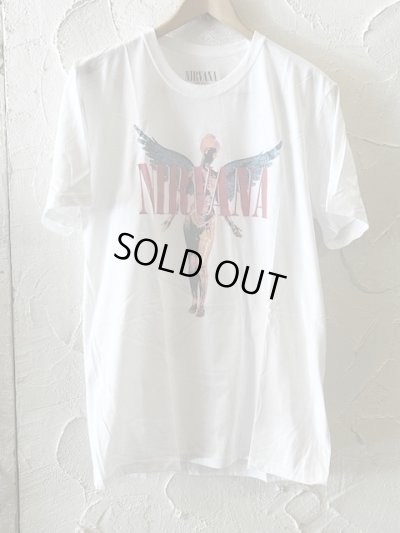 画像1: (店頭在庫分) ROCK OFF/NIRVANA ANGELIC S/S T  WHITE