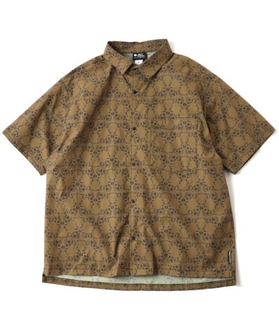 画像1: GYMMASTER/UL GRID HAPPY PAINT SS SHIRT  CAT