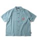 画像2: GYMMASTER/GOOD LIFE EMBROIDERY SHIRT  SLATE BLUE (2)