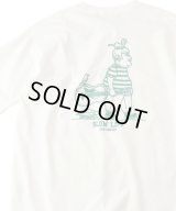 GYMMASTER/SLOW LIFE T  WHITE