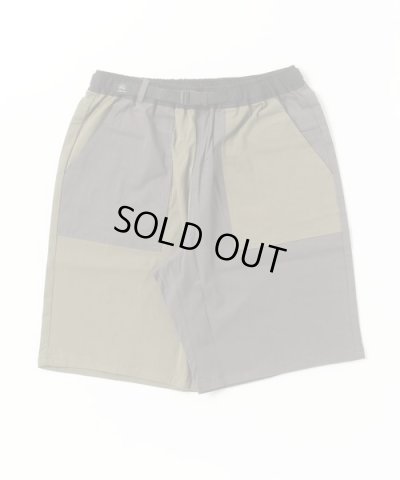 画像2: (再入荷) GYMMASTER/STRETCH HERRINGBONE SHORTS  OLIVExCHARCOAL