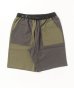 画像2: GYMMASTER/STRETCH HERRINGBONE SHORTS  OLIVExCHARCOAL (2)