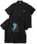 画像1: GYMMASTER/GOOD LIFE EMBROIDERY SHIRT  BLACK (1)