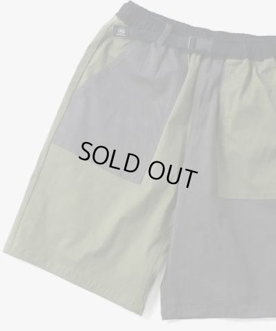 画像3: (再入荷) GYMMASTER/STRETCH HERRINGBONE SHORTS  OLIVExCHARCOAL