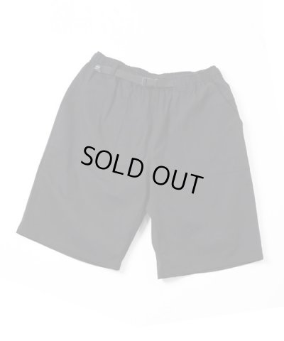画像1: (再入荷) GYMMASTER/STRETCH HERRINGBONE SHORTS  BLACK