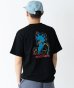 画像2: GYMMASTER/GOOD LIFE EMBROIDERY T  BLACK (2)