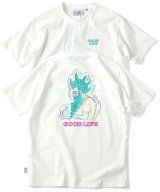 GYMMASTER/GOOD LIFE EMBROIDERY T  WHITE