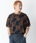 画像2: GYMMASTER/JACQUARD KNIT TIGER  BROWNxNAVY (2)